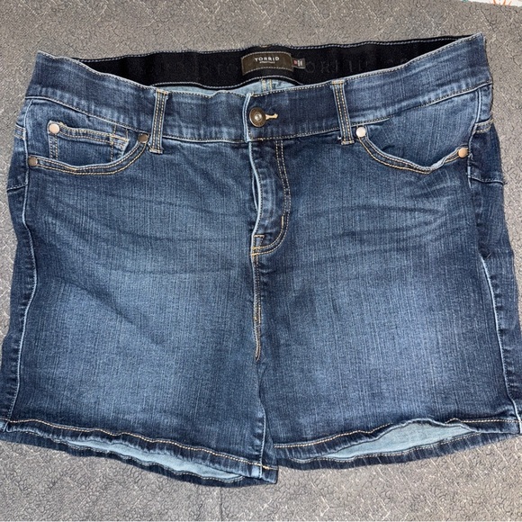 torrid Pants - TORRID Mid Rise- Comfort Waistband- Denim Shorts, 4” Inseam, Plus Size 18​​